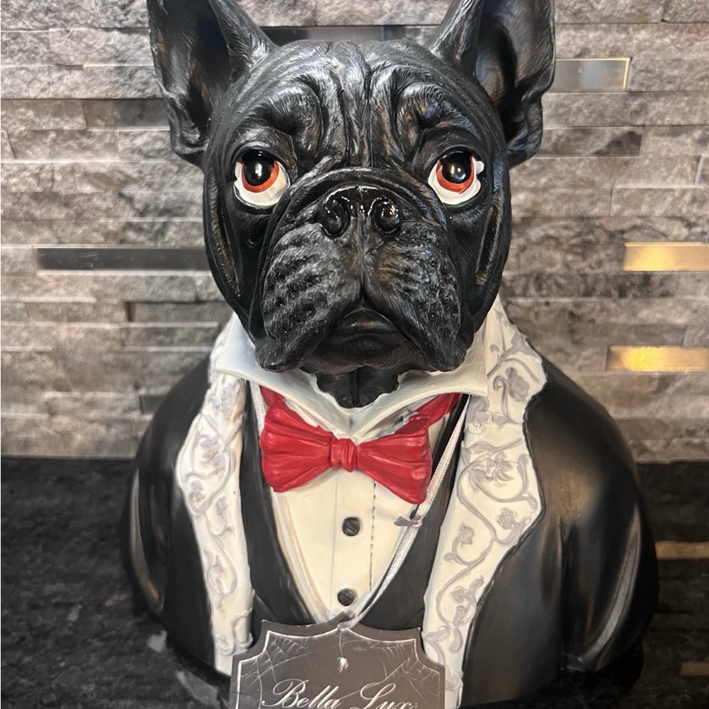 Bella Luxx Black FRENCH BULLDOG Halloween Bust “FRENCHIE”